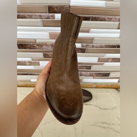 Del Carlo leather ankle boots 38.1/2 - Picture 10 of 14